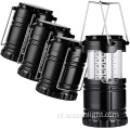 Factory Cheap 30Led 145 Lumen Super Bright Hanging Portable Telescopic Hurricane Led Camping Lantern Powered door AA Battery